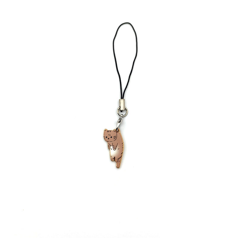 Diy Sweet Cute Kitty Pendant Mobile Phone Ornaments