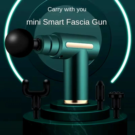 Portable Fascia Gun Button Tissue Massage Mini Lightweight and