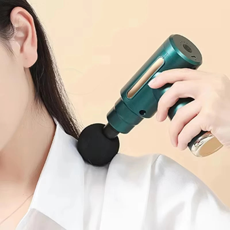 Portable Fascia Gun Button Tissue Massage Mini Lightweight and