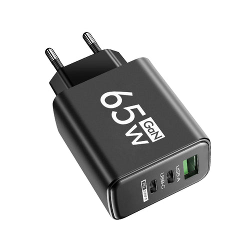 65W GaN USB Fast Charging Type C PD Charger Quick Charge Mobile Phone