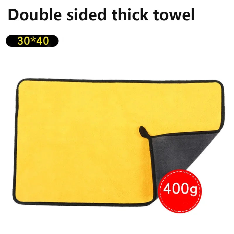 2Pcs Microfiber Towel Car Microfiber Cloth Wash Towel Microfiber