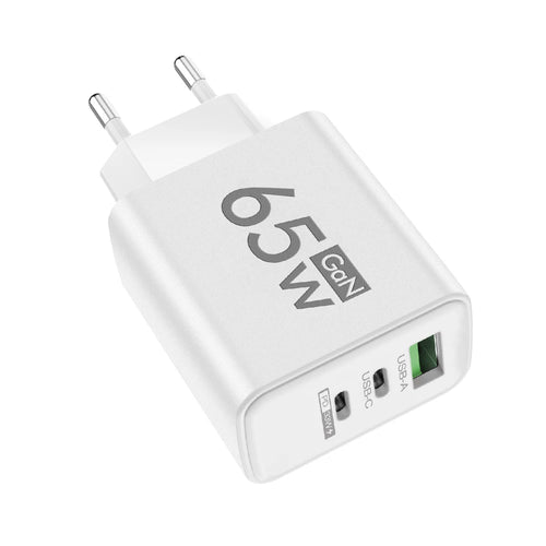 65W GaN USB Fast Charging Type C PD Charger Quick Charge Mobile Phone