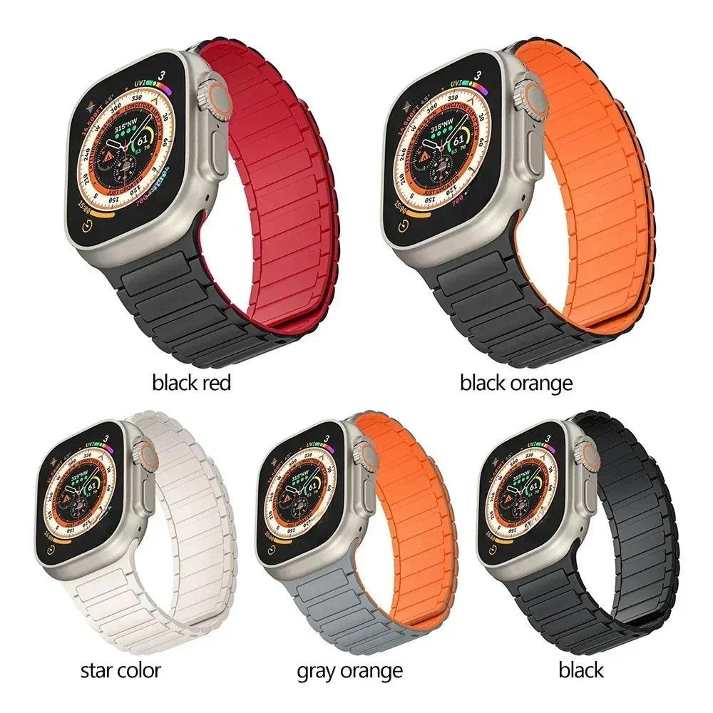 Magnetic Band for Apple Watch Ultra 2 49mm 45mm 44mm S10 46mm 42mm 40