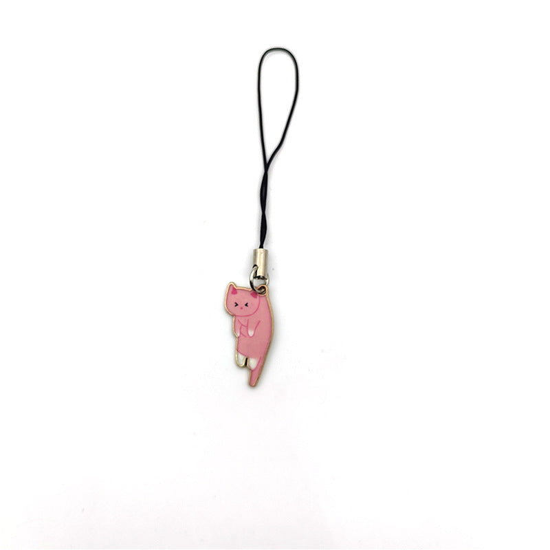 Diy Sweet Cute Kitty Pendant Mobile Phone Ornaments