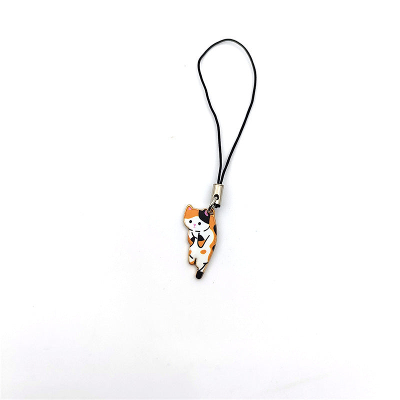 Diy Sweet Cute Kitty Pendant Mobile Phone Ornaments